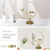 New Chinese Creative Flower and Birds Mesteric Candle Candle Terminal Iron Art Furniture Fragrant Porch TV Cabinet Decoration Crafts