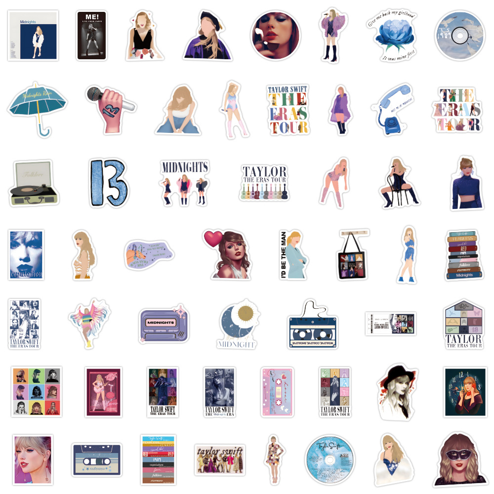 50~100 pieces of Tellerweev graffiti stickers car luggage cup scooter waterproof stickers wholesale