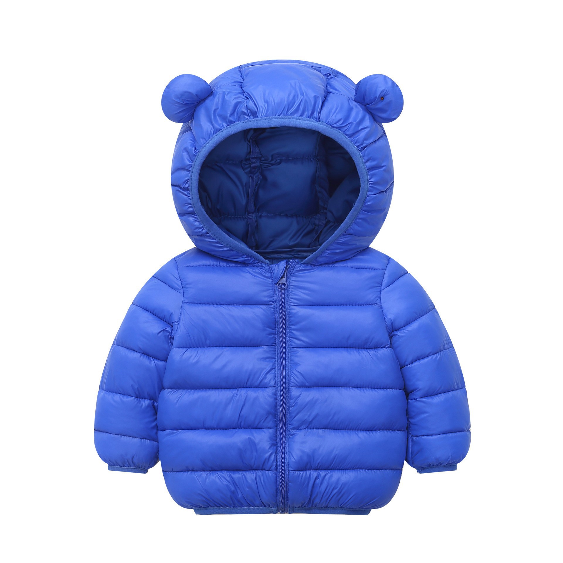 2026 nuevo anti-temporada ropa infantil ropa de algodón bebé ropa de algodón de pluma niñas niños ropa de algodón ligera de color sólido