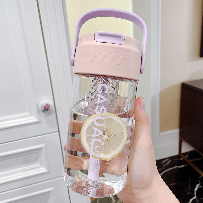 ppsu straw Cup student summer tea separation Cup female ins high-looking portable creative water bottle independent station
