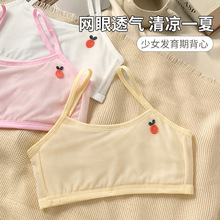 少女透气学生初中女孩10-12-11-14岁女童内衣发育期二阶段夏季薄