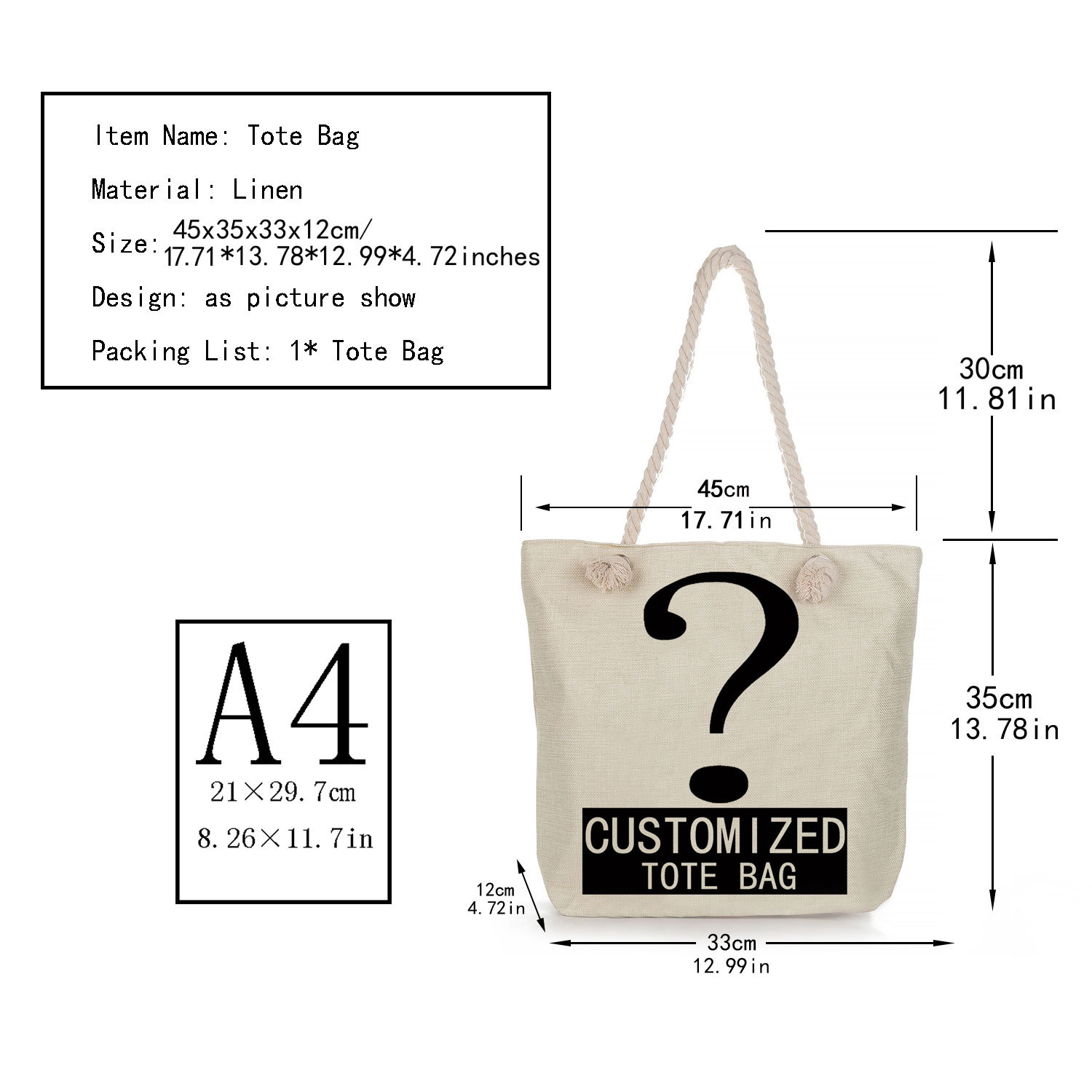 Women's Cotton And Linen Fruit Strawberry Cute Square Zipper Tote Bag display picture 2