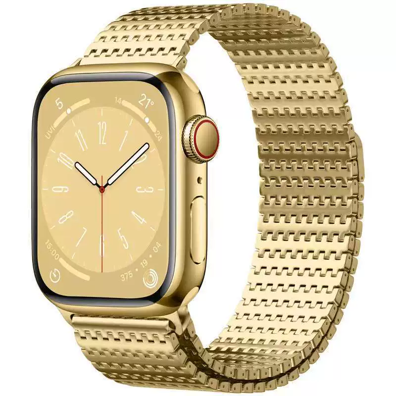 Магнитная петля из нержавеющей стали для часов strap suitable for Apple watch iWatch10/9SE8765Ultra2 watch strap