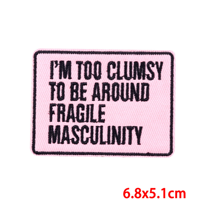 6g Weight Clothing Sticker Patches Classification 1 Piece Quantity Embroidery thread Material Letter Pattern Cute, Classic Style Style 1 Piece Cute Classic Style Letter Embroidery Thread Clothing Sticker Patches 7