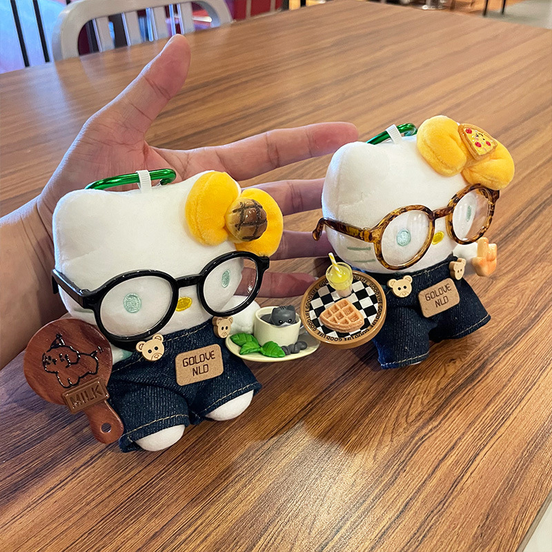 hellokitty小挂件公仔毛绒玩偶包包挂件可爱kitty正版钥匙扣挂饰|undefined