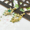 Phoenix, stone inlay, emerald pendant, agate crystal jade, necklace, accessory, internet celebrity, with gem, wholesale