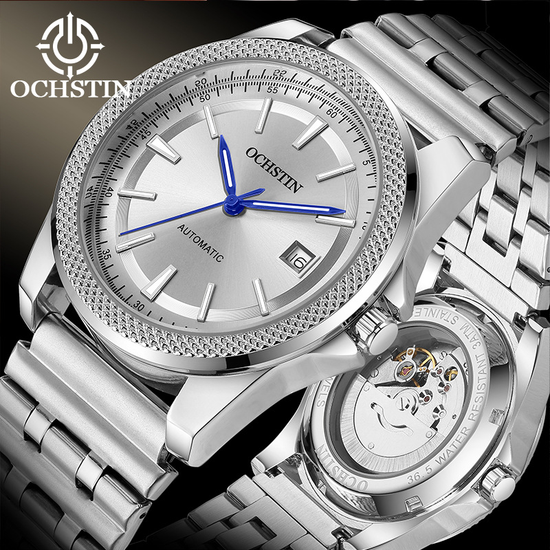 Brand New Fully Automatic Mechanical Watch Men's Fashion Hot-Selling Trendy Steel Strap Mechanical Watch Watch Dropshipping