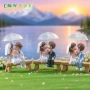 新款景观结婚桌面公仔