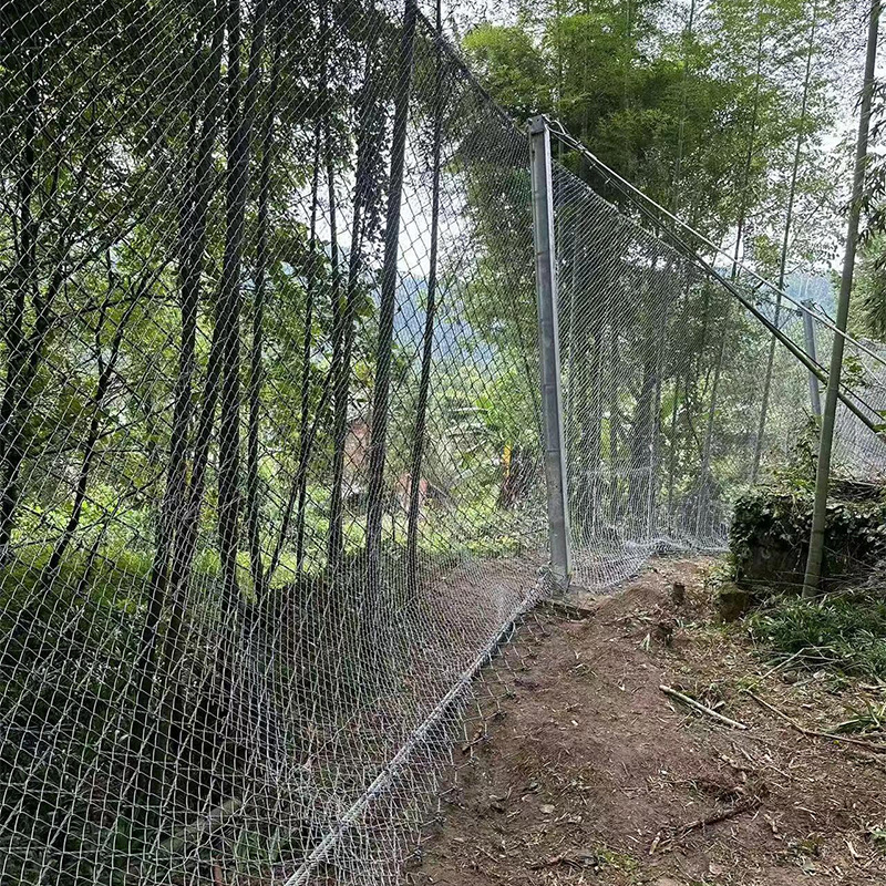 主动边坡防护网 山体锚固防落石镀锌菱形网 可施工 专业安装队伍