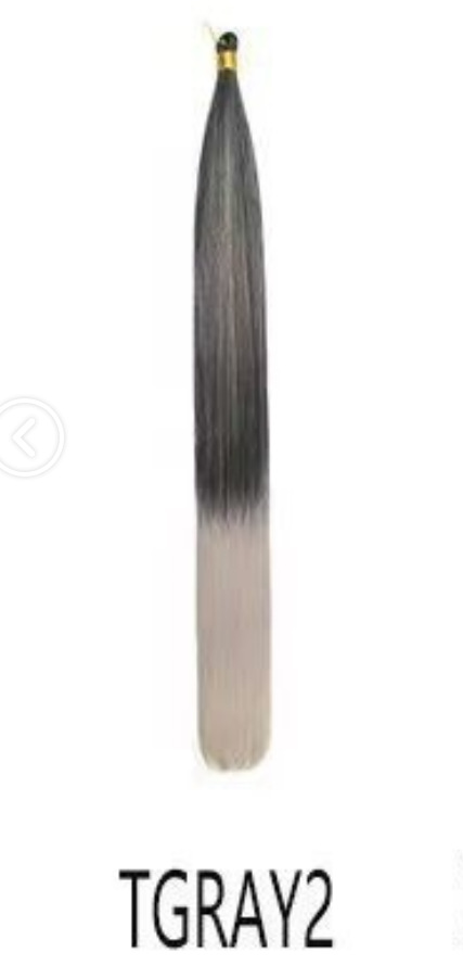 Wholesale Bone Straight bulk hair 24 pulgadas de fibra química Braiding Hair