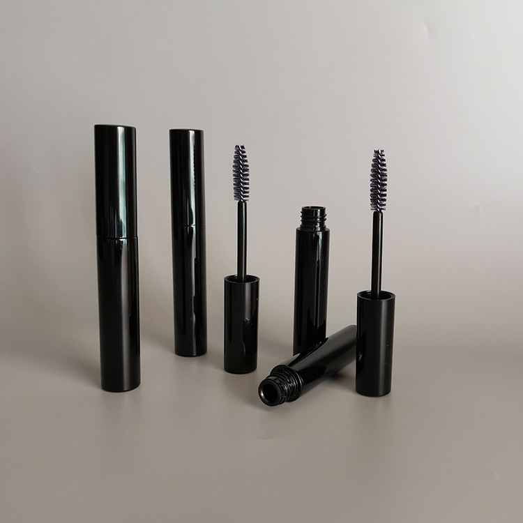 En stock negro transparente color 10ml redondo crecimiento de pestañas líquido material de embalaje líquido de crecimiento de pestañas sub-botella de rímel botella