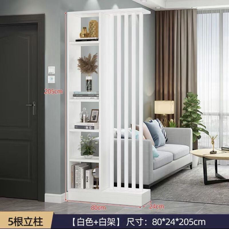 入户玄关柜屏风隔断客厅遮挡家用进门中式风挡现代简约对门置物架|undefined