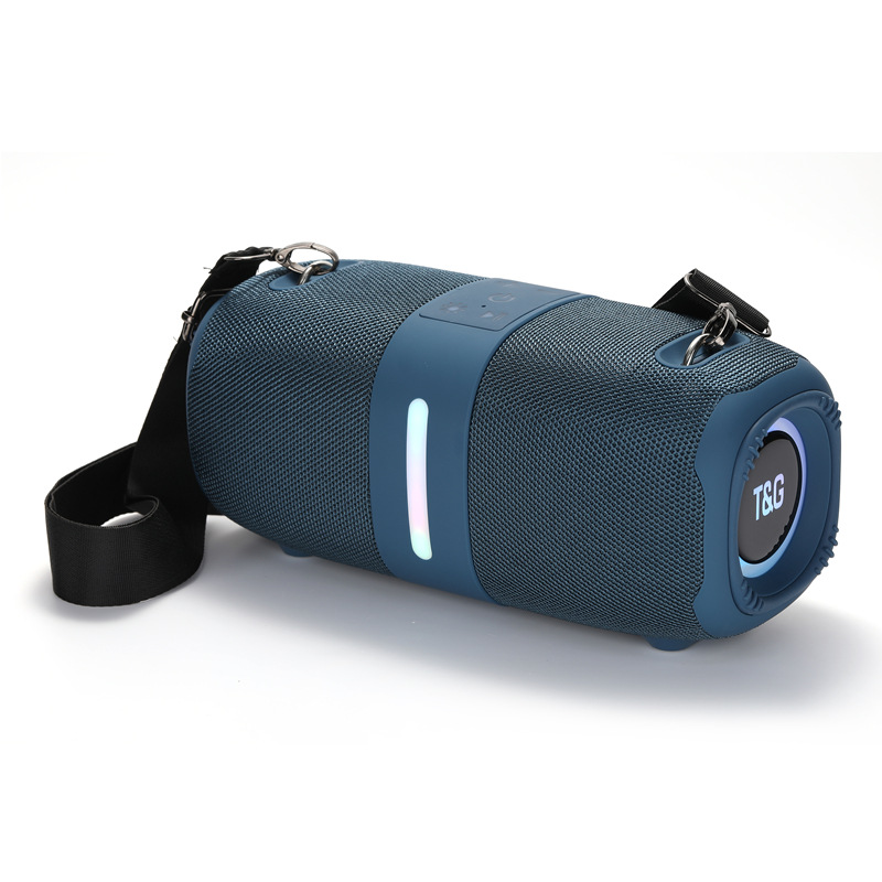 Altavoz Bluetooth transfronterizo TG669 Tarjeta portátil para exteriores de alto volumen U Disco de radio Subwoofer Correa de audio