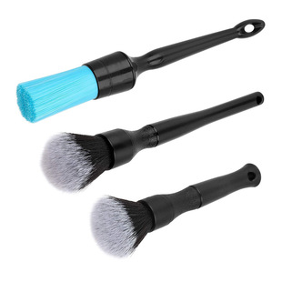 Car interior cleaning brush super soft detail brush air conditioning brush gap brush wheel hub hard blue silk brush cleaning suit