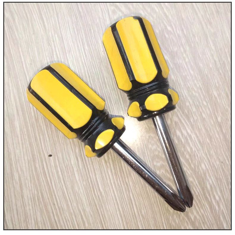 Factory wholesale small turnip screwdriver Phillips small screwdriver color bar screwdriver screwdriver screwdriver screwdriver