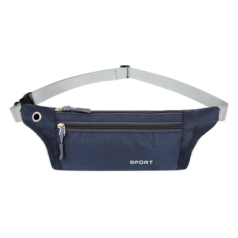 New Running Waist Bag Men's Oxford Cloth Waterproof Crossbody Chest Bag Multifunctional Stall Cashier Bag Work Mobile Phone Waist Bag