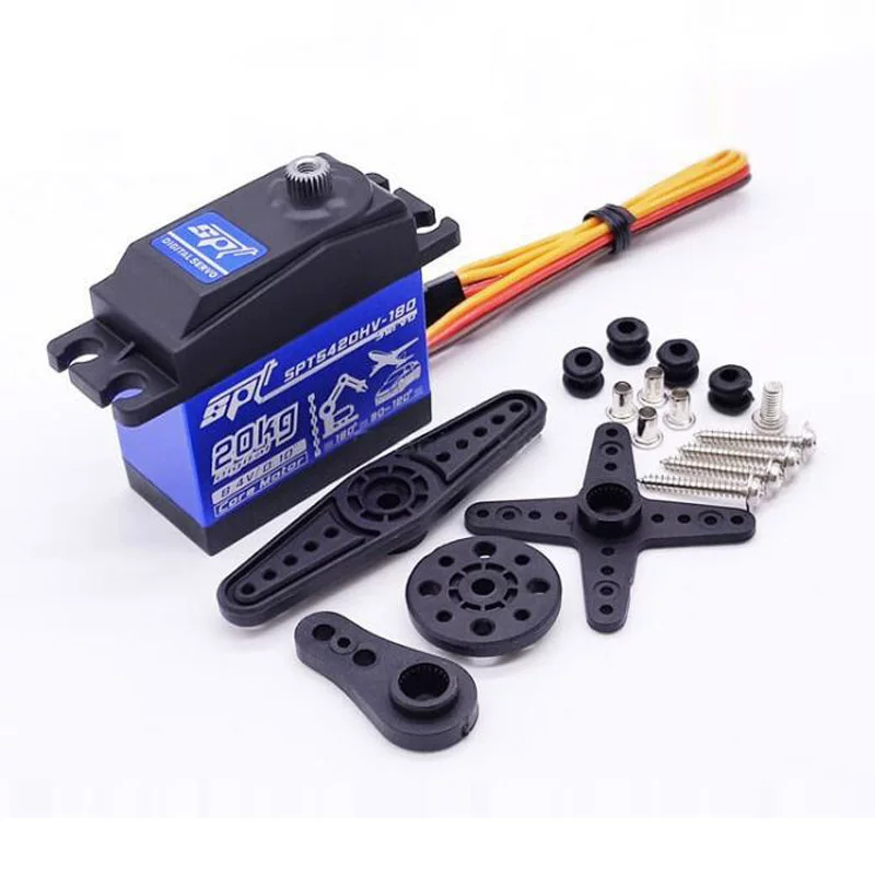 High speed steering gear, remote control car with fixed wing, airplane, robot