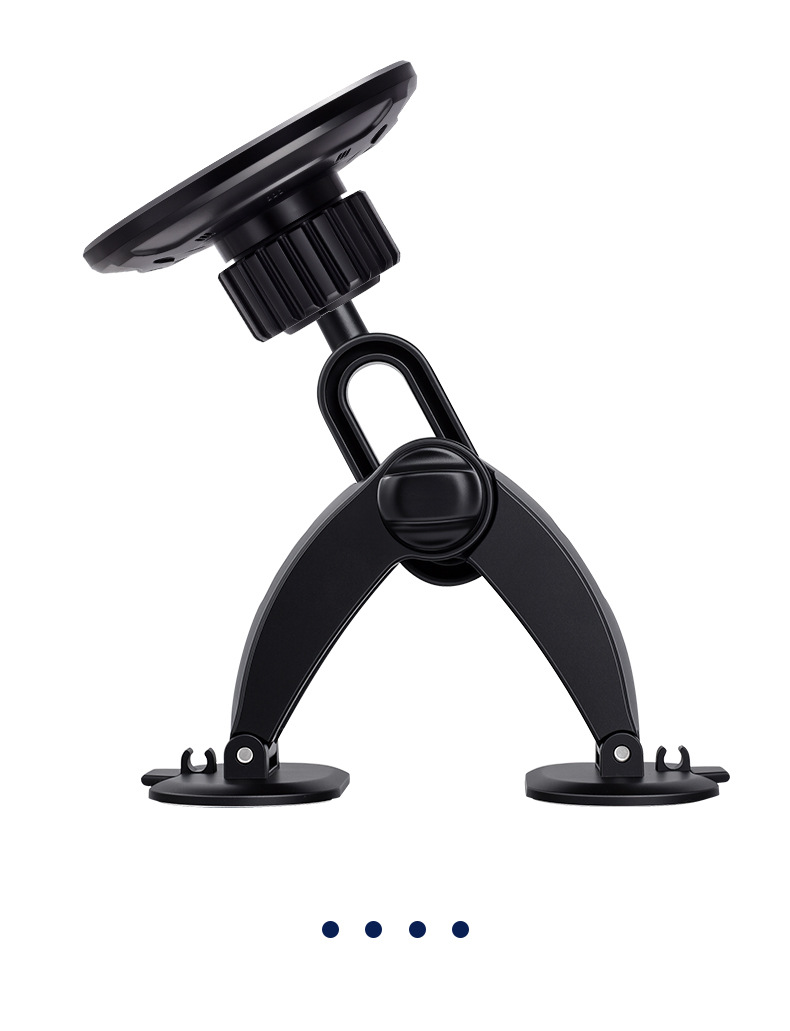 Car Phone Holder for Dashboard Navigation with 17mm Ball Head Curved Adhesive Base Mount
