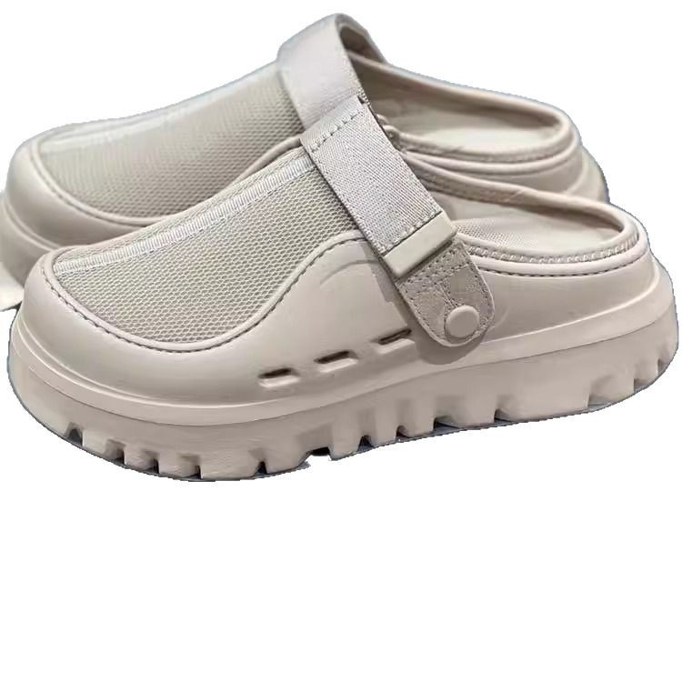 UG ~ Verano nuevo estilo para hombres y mujeres, moda, cómodo, ligero, color sólido, fondo grueso, Velcro, sandalias casuales 1166912