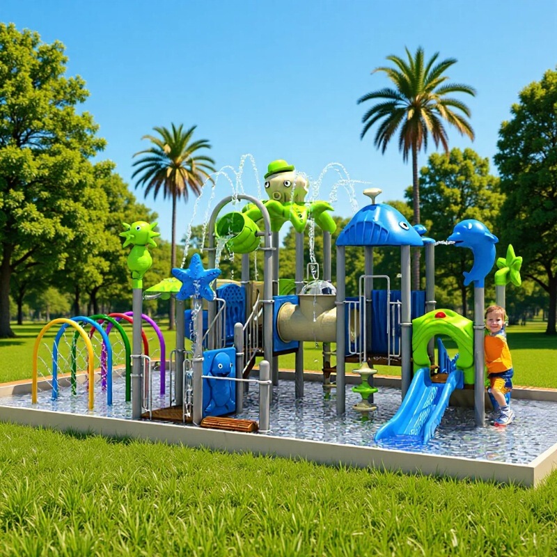 Water park factory direct sale children's slide toy combination swimming pool outdoor water amusement equipment Water park factory direct sale children's slide toy combination swimming pool outdoor water amusement equipment