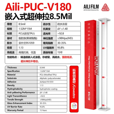 PCU car cover embedded coating Car paint protective film - pcu-v180-152cm15m