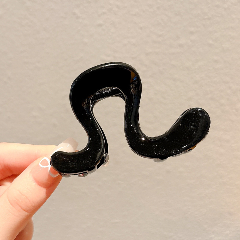 2025 estilo coreano nuevo clip de tiburón grande temperamento elegante pinza para el cabello de alta calidad para mujer