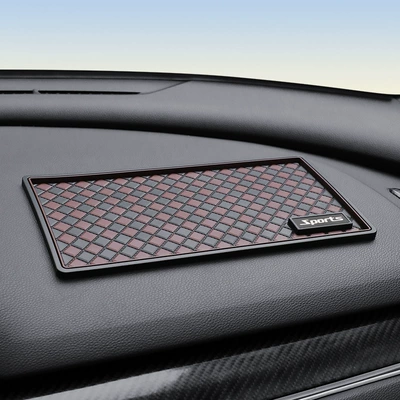New car non-slip mat car: Anti-slip mat - brown-edge-mesh-motion