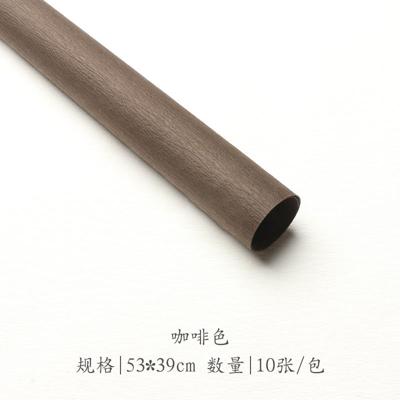 Huaxi Sensación de alta calidad Papel de textura de piedra Pliegues Papel de embalaje de flores Material floral Regalo hecho a mano Material de bricolaje