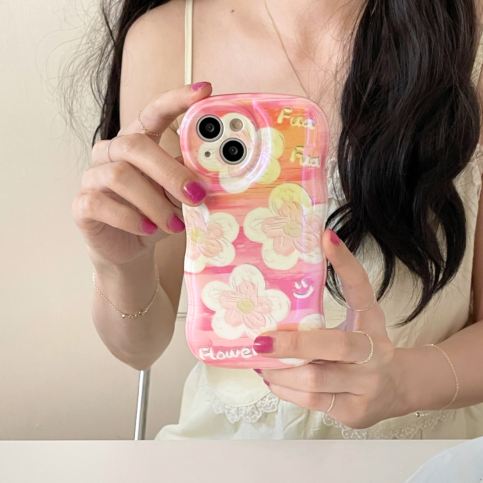 Title 3, Nuova pittura a olio Fiori Gialli e Bianchi cop...