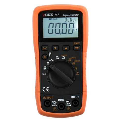 Генератор сигналов VICTOR 71B, передатчик 4–20 мА, отладка выходного сигнала тока, инструменты Victory