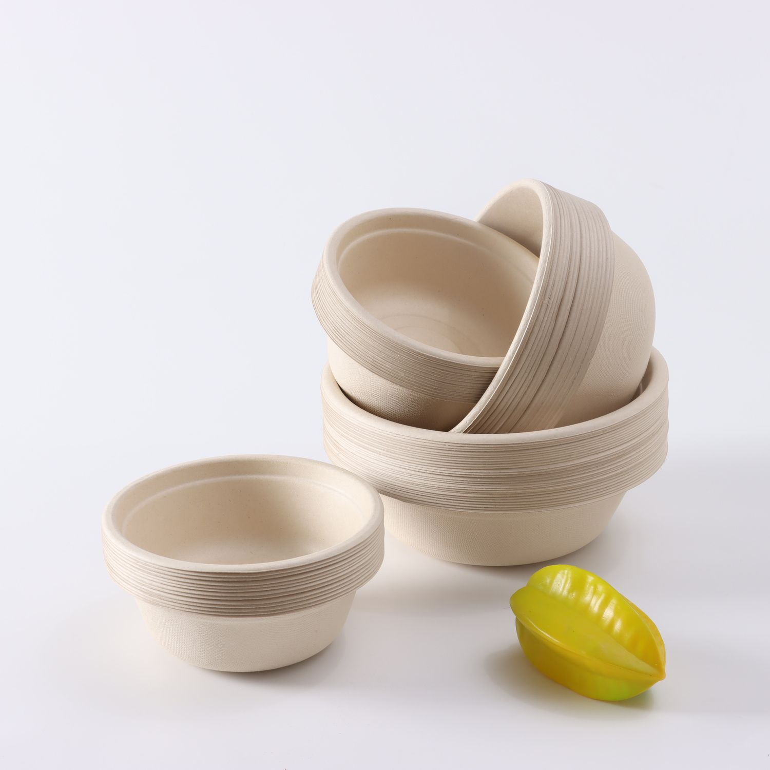 一次性碗纸商用家用圆形装菜餐具碗筷套装可降解加厚烧烤环保