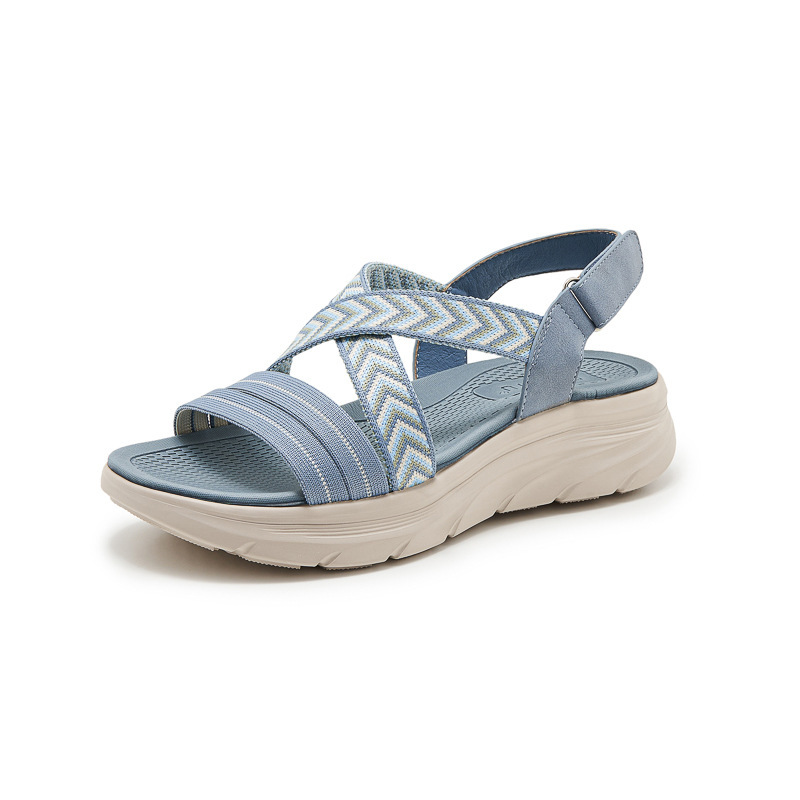 H580 - 9 Amazonas 2025 nuevas sandalias de mujer ligera deportiva viento cómodo elástico zapatillas de suela gruesa