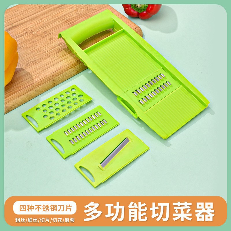 43 tipos de cortador de verduras YJ - 2 rectangular cortador de verduras doméstico multifuncional cortador de alambre image 4