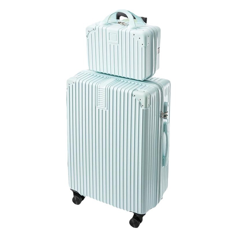 Maleta para estudiantes de estilo coreano maleta trolley contraseña maleta maleta tendencia maleta de cuero de secundaria y preparatoria de gran capacidad