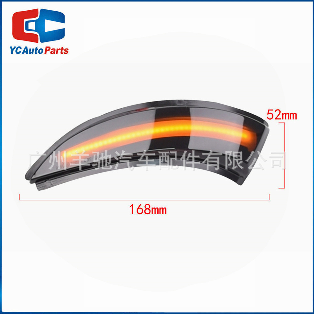Aplicable a Renault Captur Kaptur 13 - 16 Clio IV 13 - 18 Espejo retrovisor Lámpara de dirección de agua