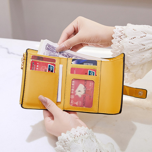 2024 Spring New Women's Multifunctional Handbag Uncommon Matchy-Color Small and Large Capacity Short Wallet