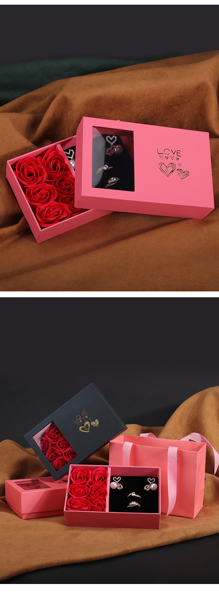 Rose Flower Jewelry Box Image 4