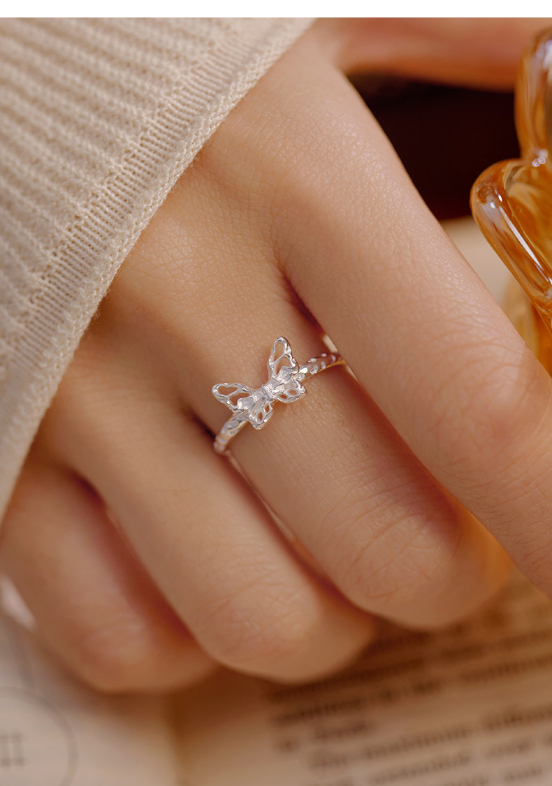All Seasons Season Women's Gender 925 Sterling Silver Butterfly Rings