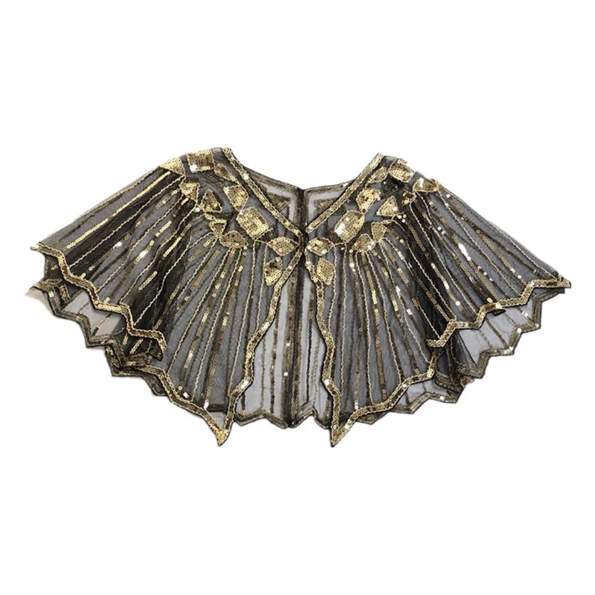 Доставка [шифрование блесток] Реальный выстрел вечернее платье шаль с пайетками Женская Вечеринка банкетные кружева европейские и американские Amazon