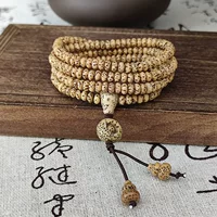 Hainan Xingyue Bodhi браслет с несколькими кругами для мужчин и женщин высокая плотность Shun Bai лунный январь Wen Play золотые бусины Будды