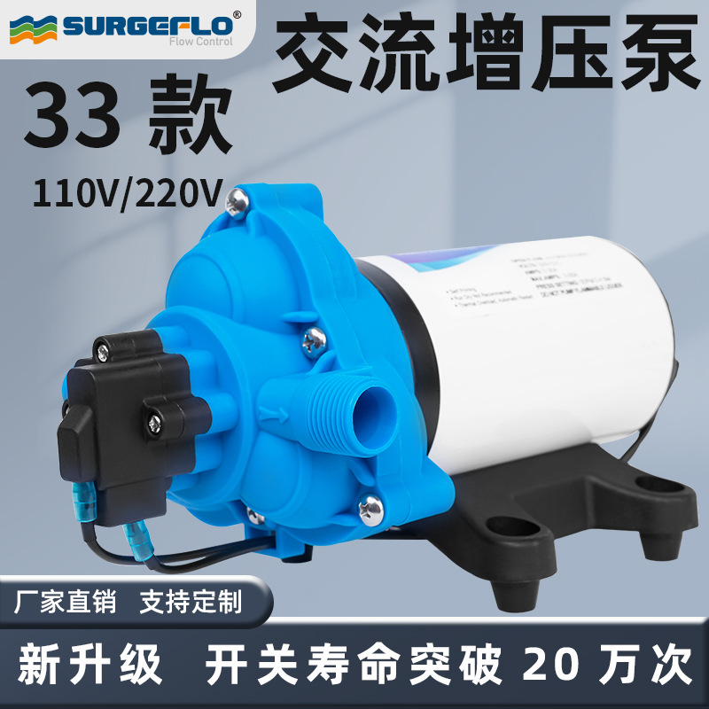 33款110v220v家用增压隔膜泵小型电动往复式自吸高压自动开关水泵