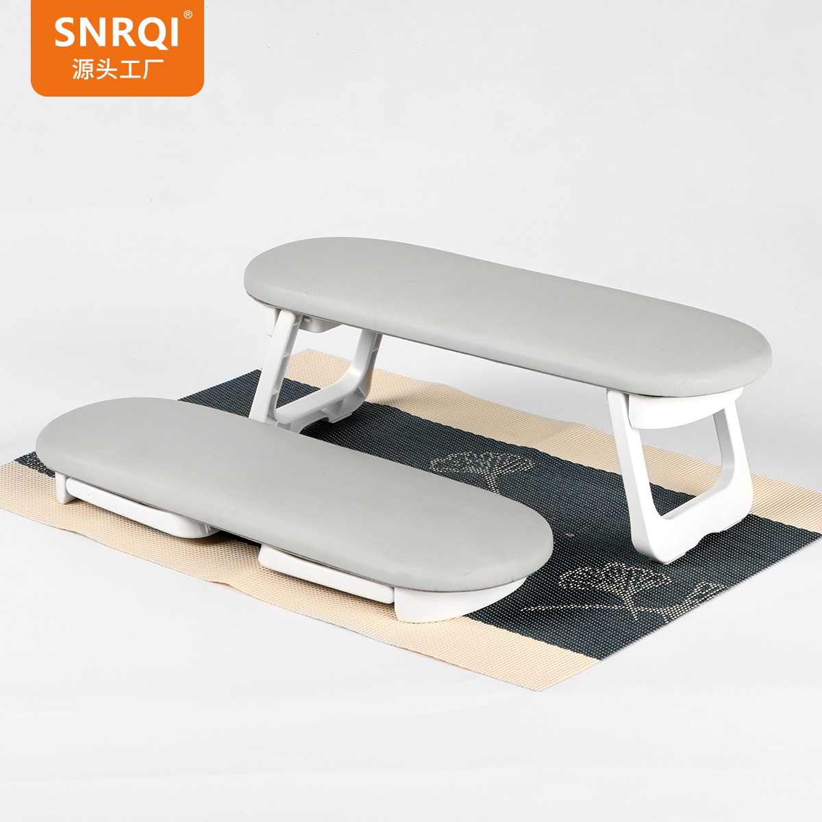 H6 Luz de lujo manicura mano almohada traje portátil plegable fácil de limpiar manicura mano almohada cómoda antideslizante manicura mano almohada