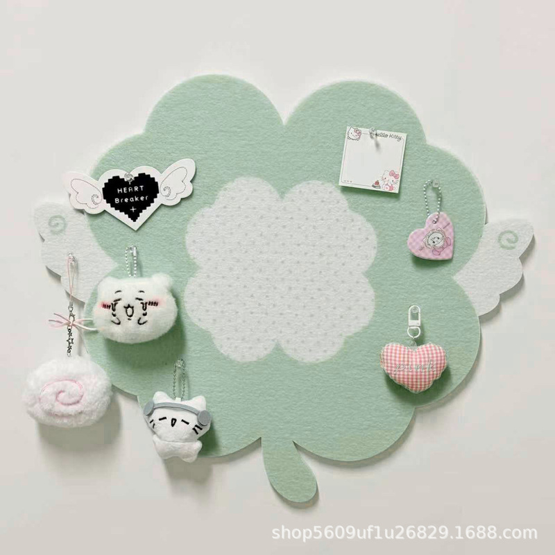 New Cute Cartoon Felt Board, Idol Photo Card Felt Board, Photo Wall, Punch-Free Decorative Board New Cute Cartoon Felt Board, Idol Photo Card Felt Board, Photo Wall, Punch-Free Decorative Board