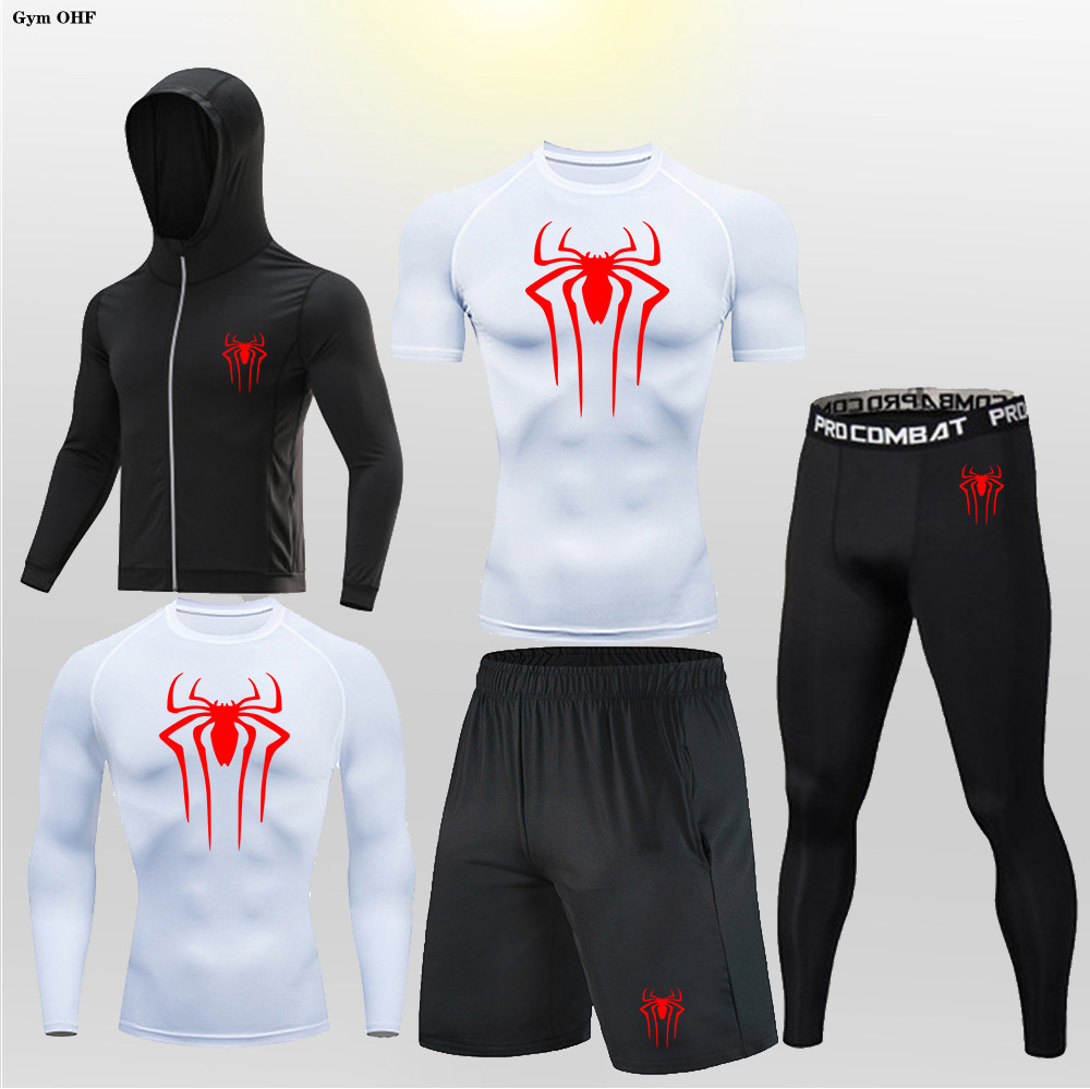 Women's Clothing Women's Sportswear Set Breathable Quick Drying Lightweight Five Piece Casual Sports Outfit With Long And Short Sleeve Options_voghion.com