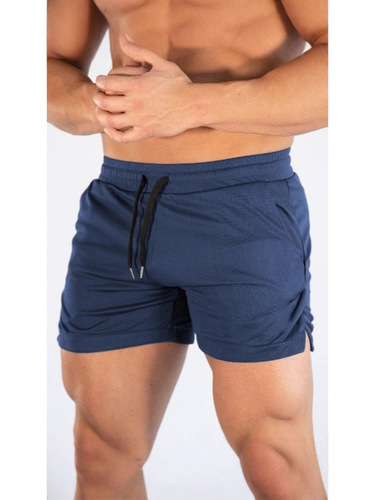 2025 Cross-border Fitness Men's Running Shorts Fitness Training Quick-drying Swim Trunks Three-tie Belt One-piece Dropshipping