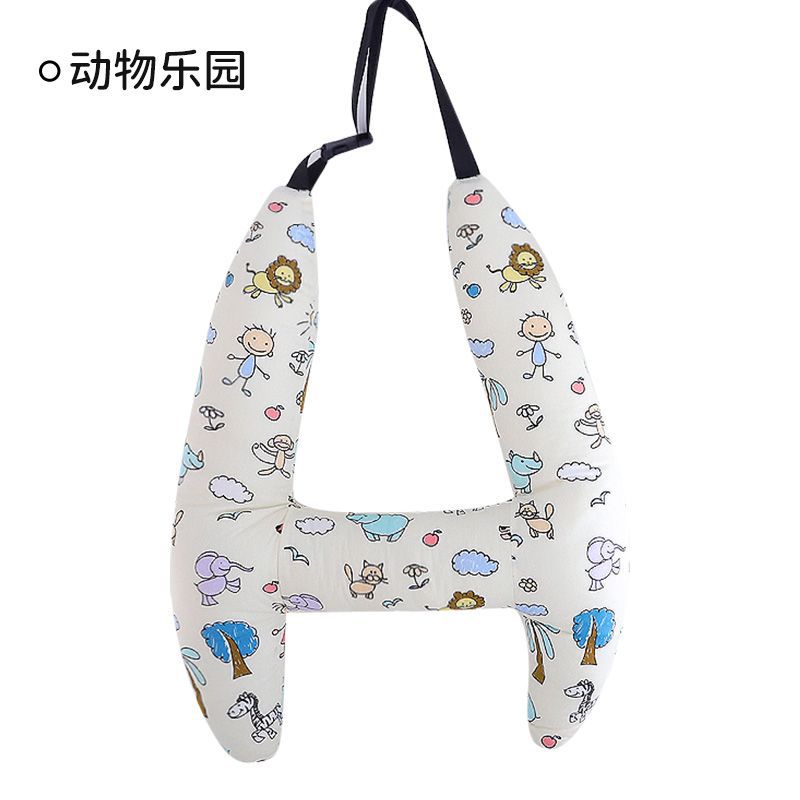 Coche para dormir almohada de doble uso de algodón transpirable verano coche adulto niños lavados almohada suministros de coche