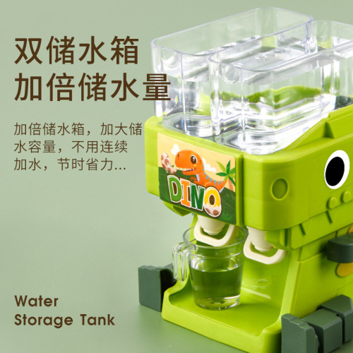 Factory direct children's dinosaur water dispenser toy can drink water, small children's beverage machine play house toys wholesale