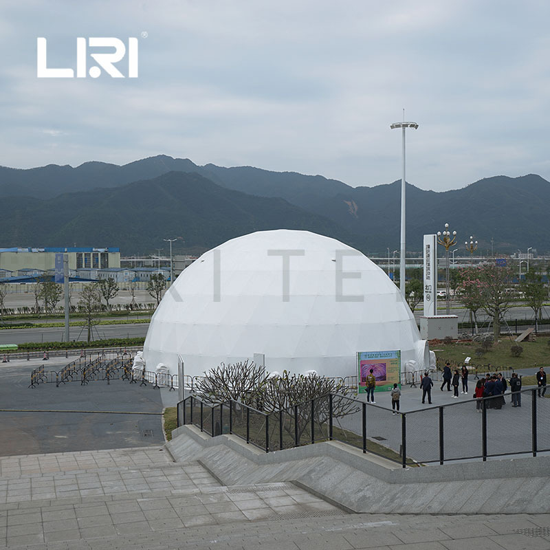 圆形球幕影院球幕电影投影帐篷穹幕影院篷房移动全息投影篷房上海