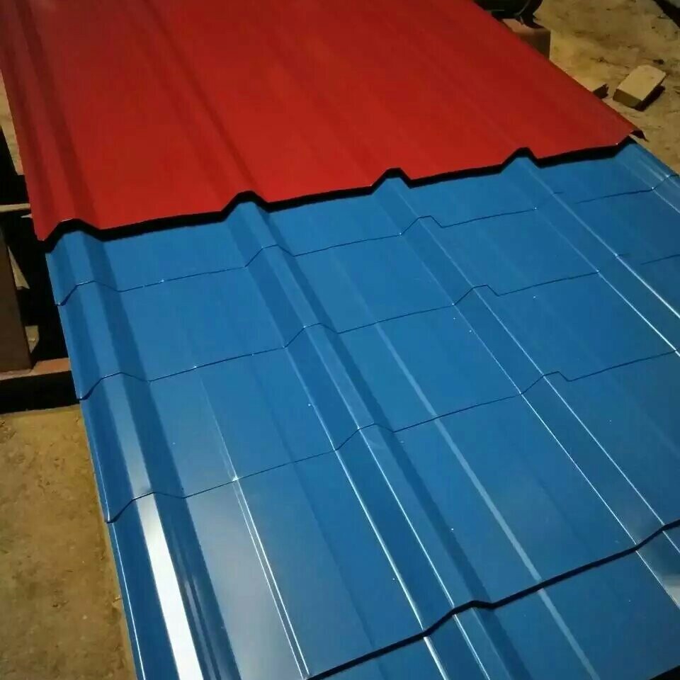 天津现货新宇彩钢瓦  900型红色彩钢瓦 加工各种型号销售批发