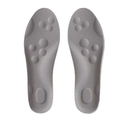 Sports insoles for boys and ladies, PU full-pad antibacterial, deodorant, sweat-absorbent, breathable, high-elastic shock-absorbing casual insoles